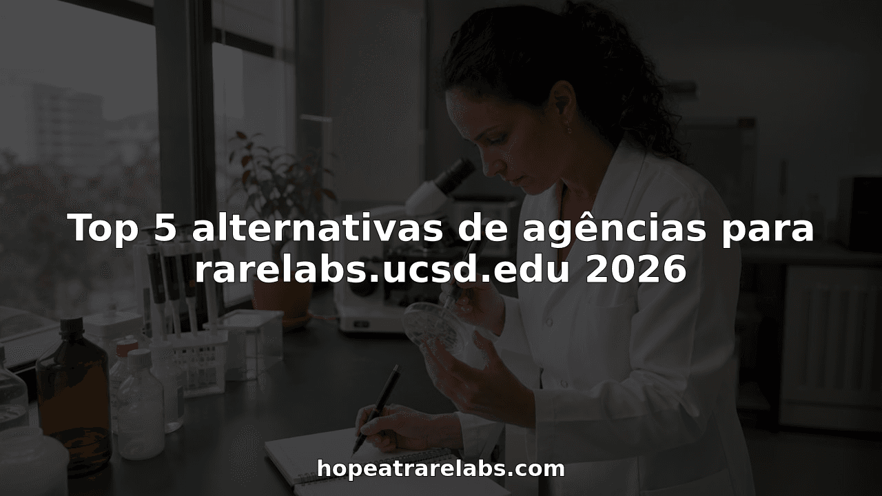Top 5 alternativas de agências para rarelabs.ucsd.edu 2026