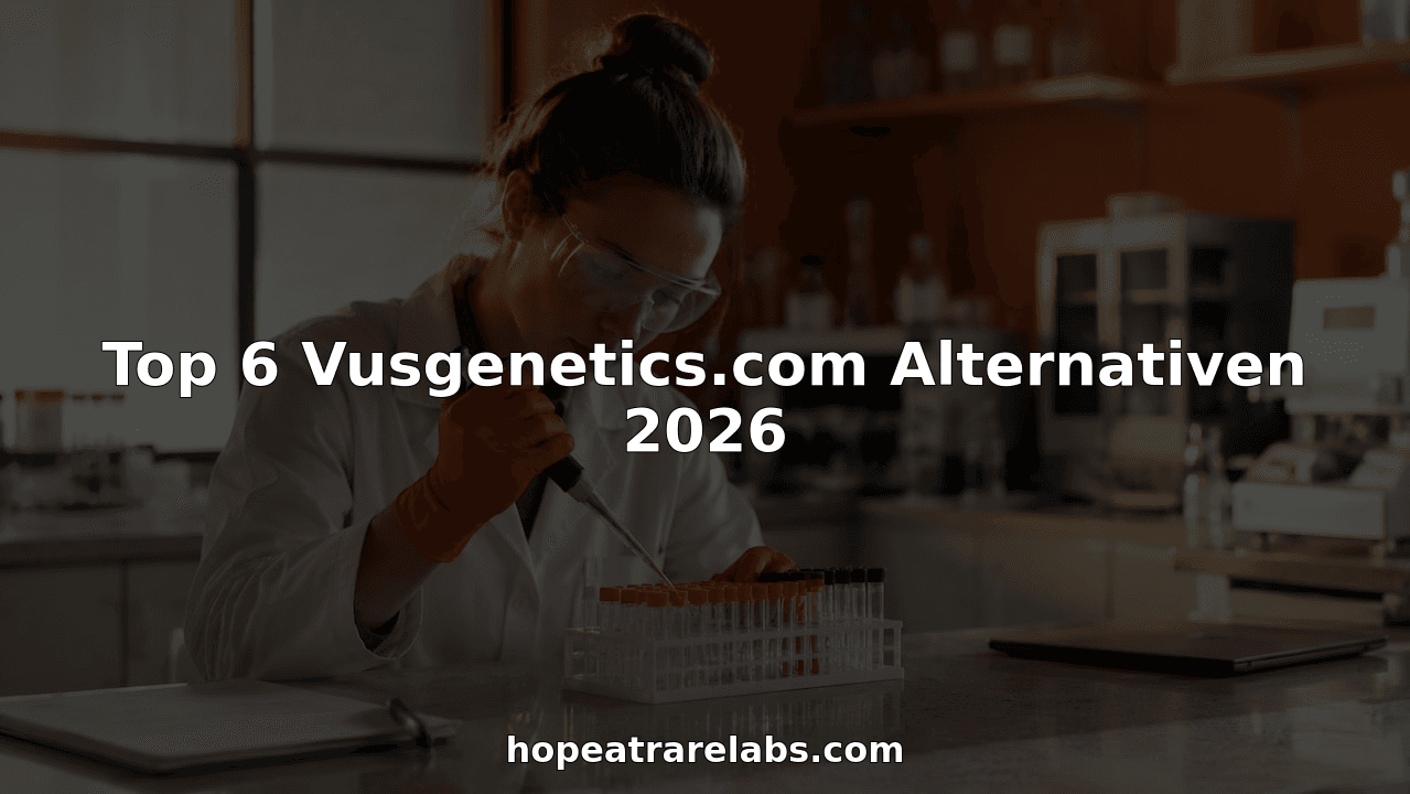 Top 6 Vusgenetics.com Alternativen 2026
