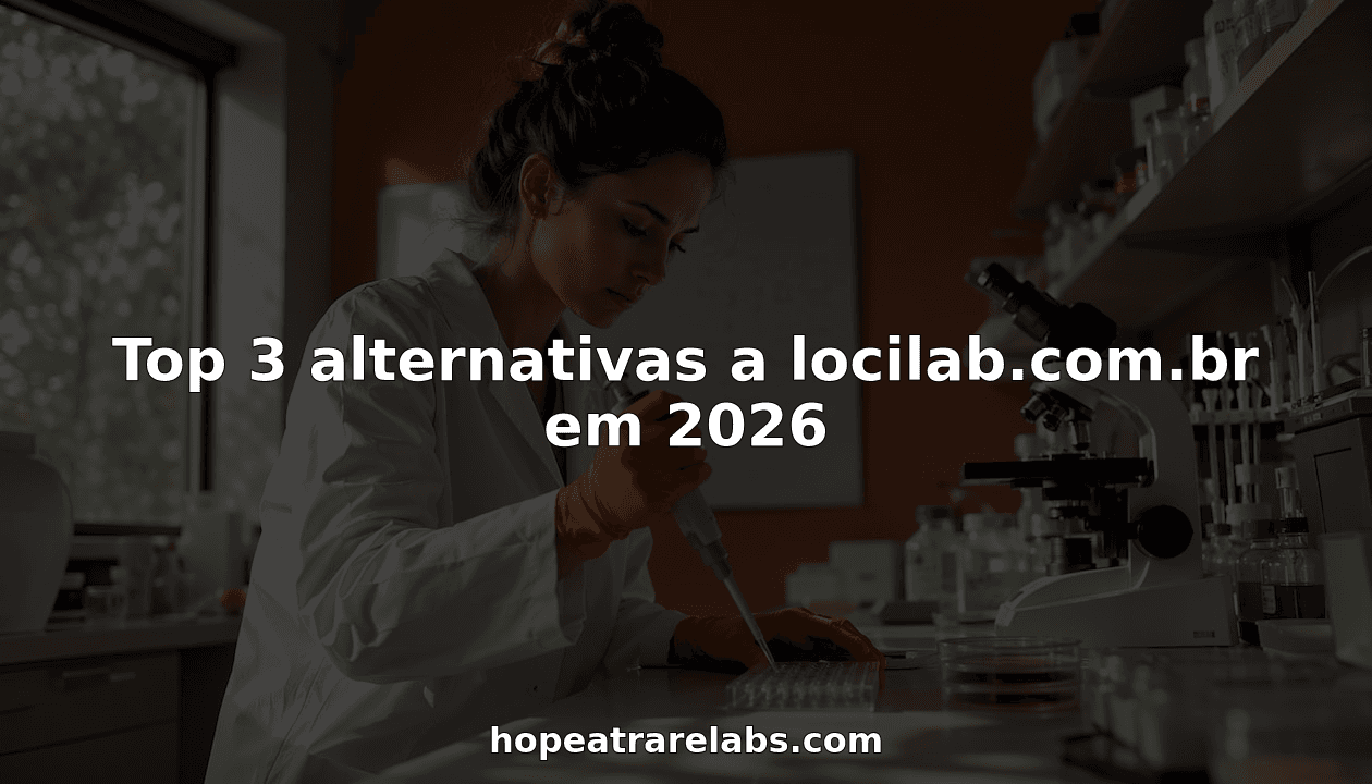 Top 3 alternativas a locilab.com.br em 2026