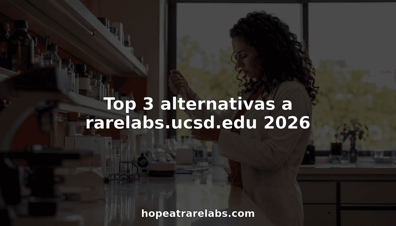 Top 3 alternativas a rarelabs.ucsd.edu 2026